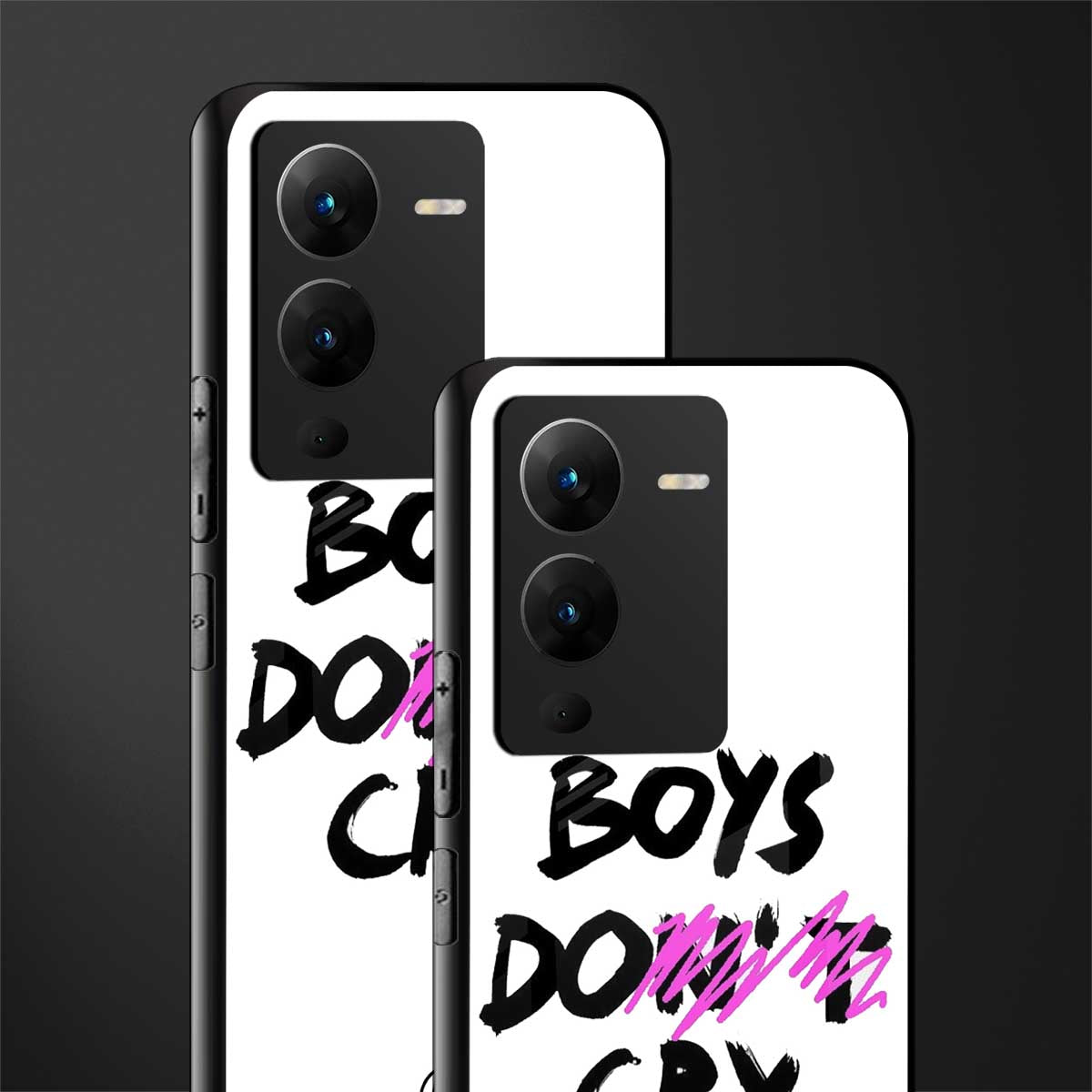 boys do cry back phone cover | glass case for vivo v25 pro 5g