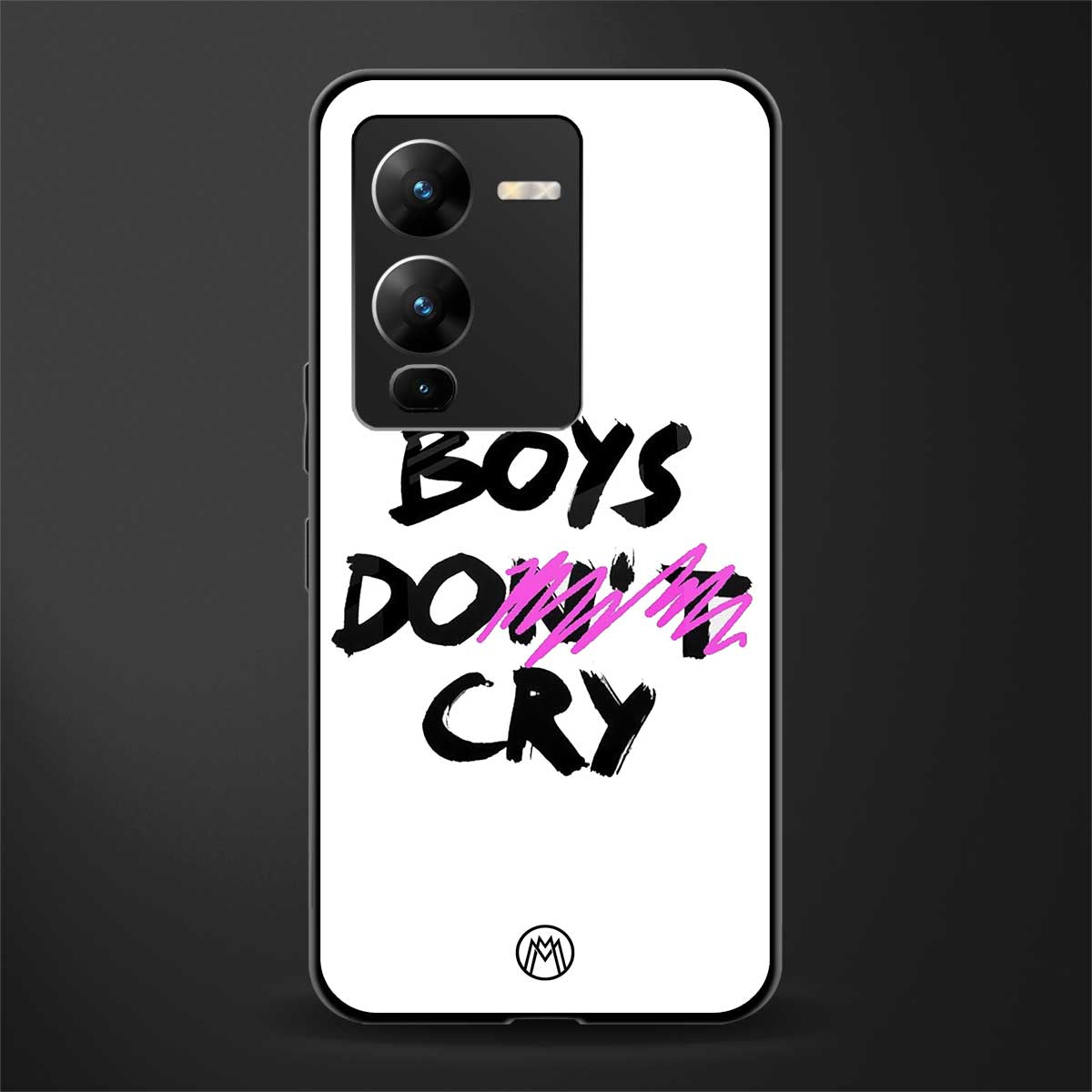 boys do cry back phone cover | glass case for vivo v25 pro 5g
