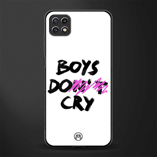 boys do cry back phone cover | glass case for samsung galaxy f42