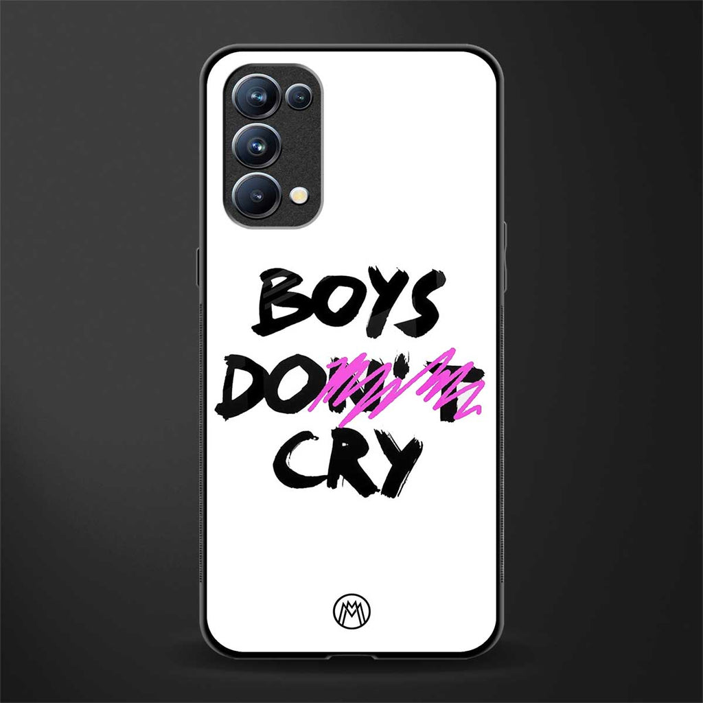 boys do cry back phone cover | glass case for oppo reno 5