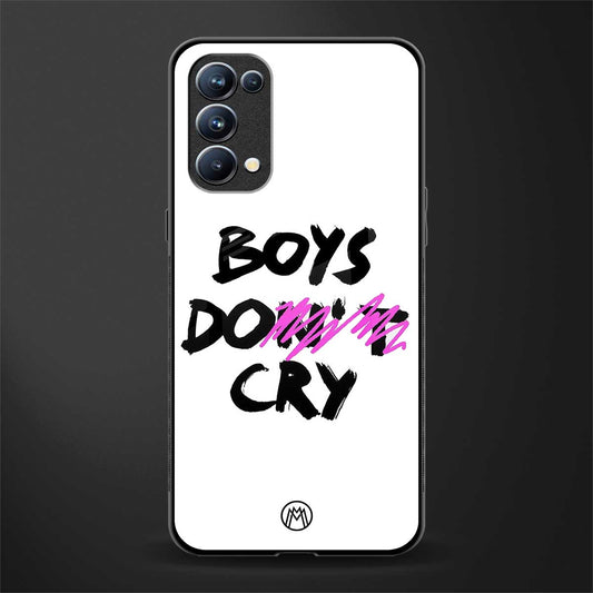 boys do cry back phone cover | glass case for oppo reno 5