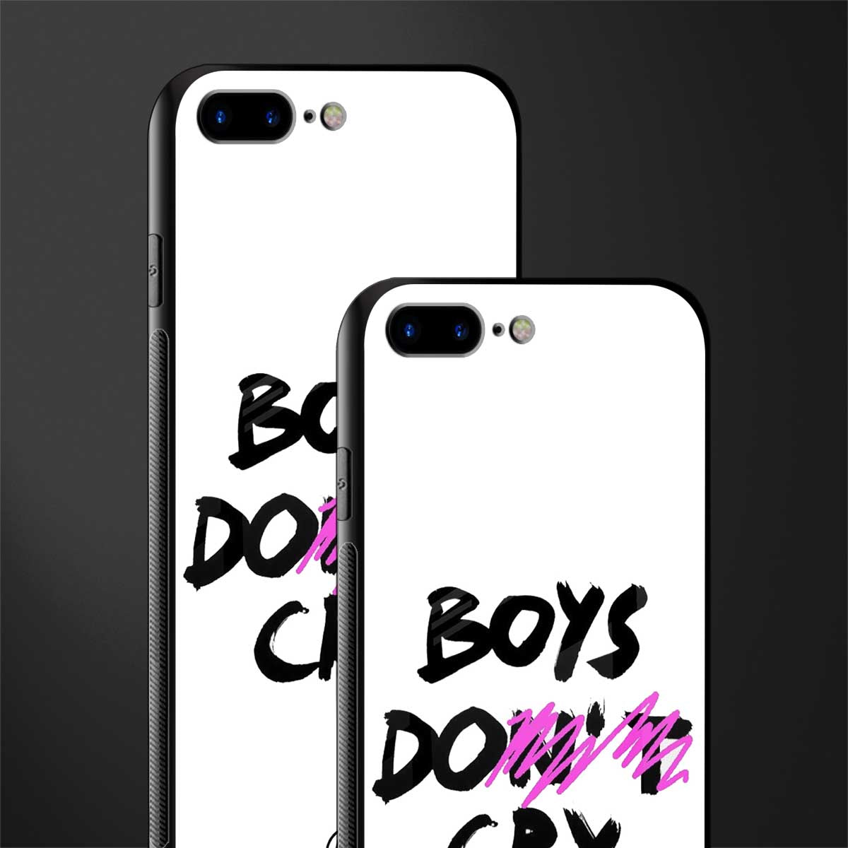 boys do cry glass case for iphone 8 plus image-2