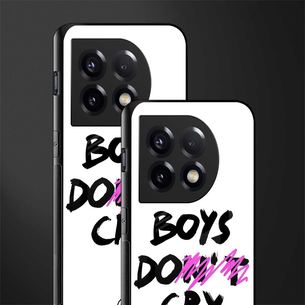 boys do cry back phone cover | glass case for oneplus 11