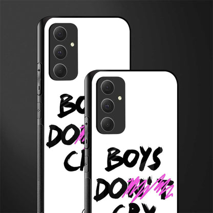 boys do cry back phone cover | glass case for samsung galaxy a54 5g