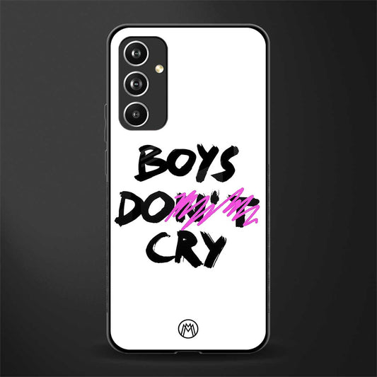 boys do cry back phone cover | glass case for samsung galaxy a54 5g