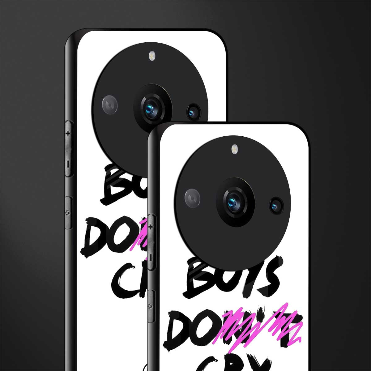 boys do cry back phone cover | glass case for realme 11 pro 5g