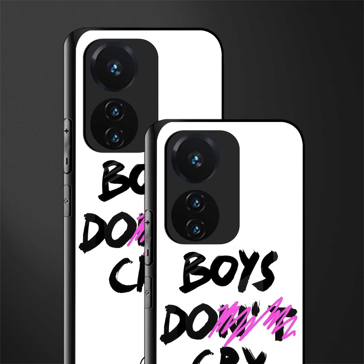 boys do cry back phone cover | glass case for vivo t1 44w 4g