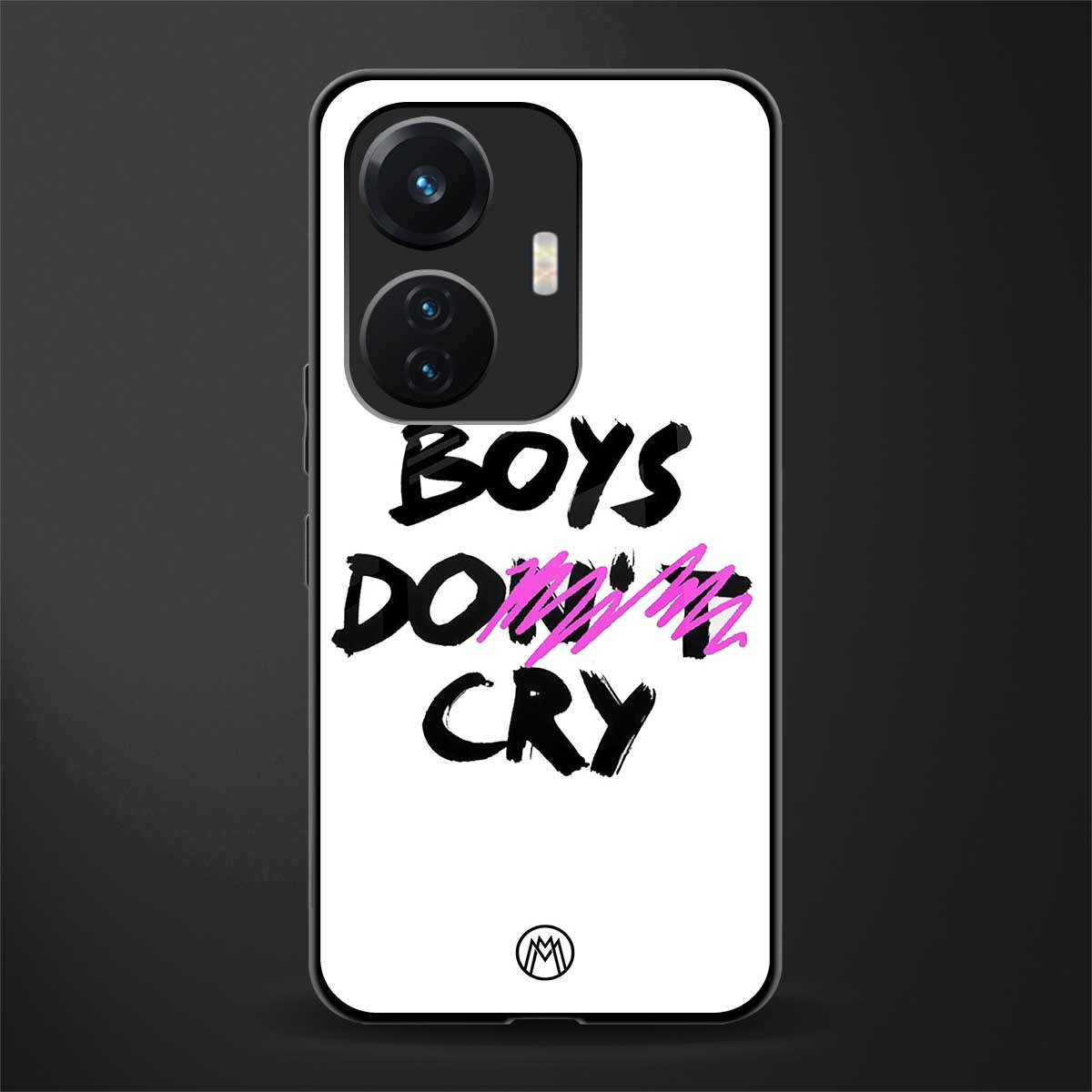 boys do cry back phone cover | glass case for vivo t1 44w 4g