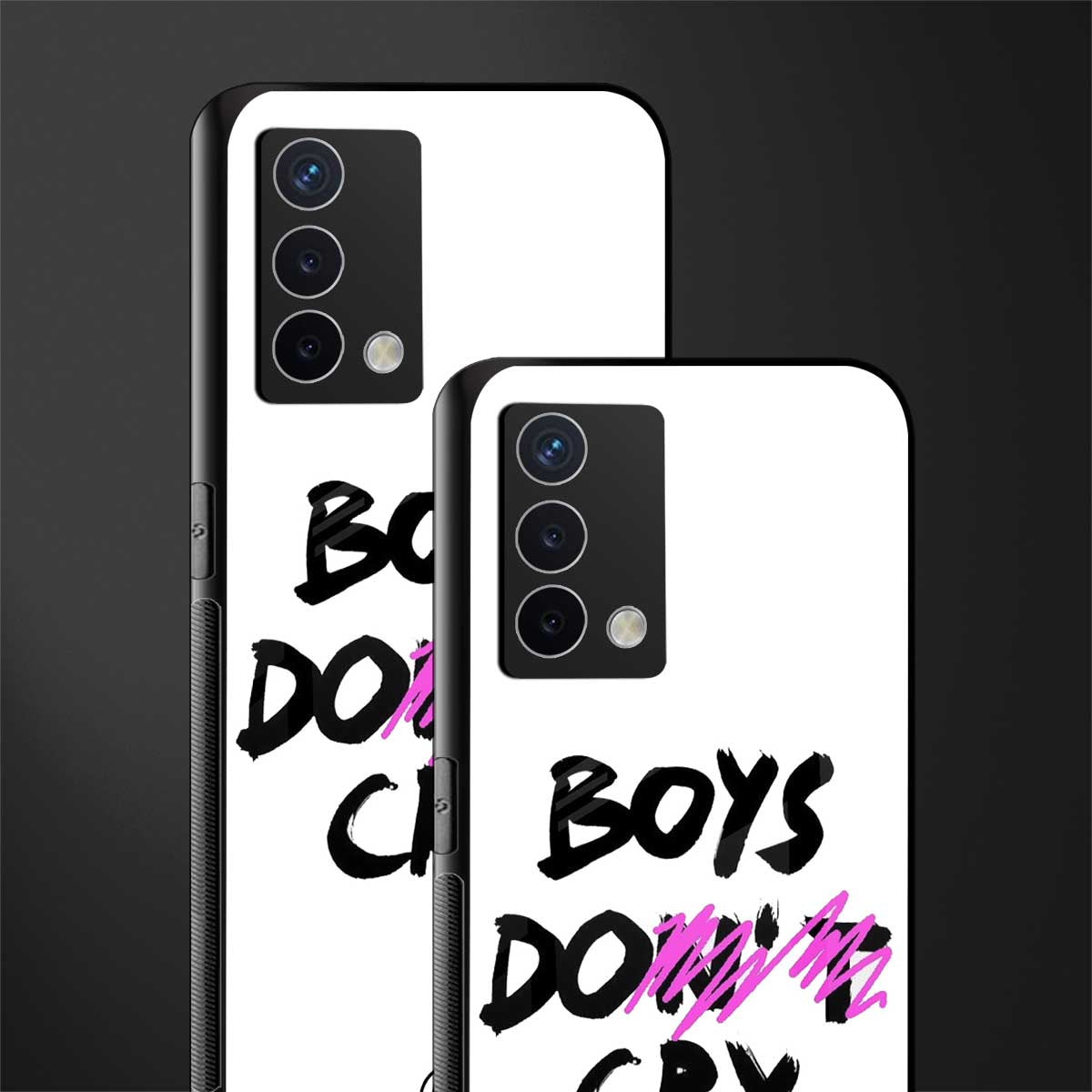 boys do cry back phone cover | glass case for oppo a74 4g