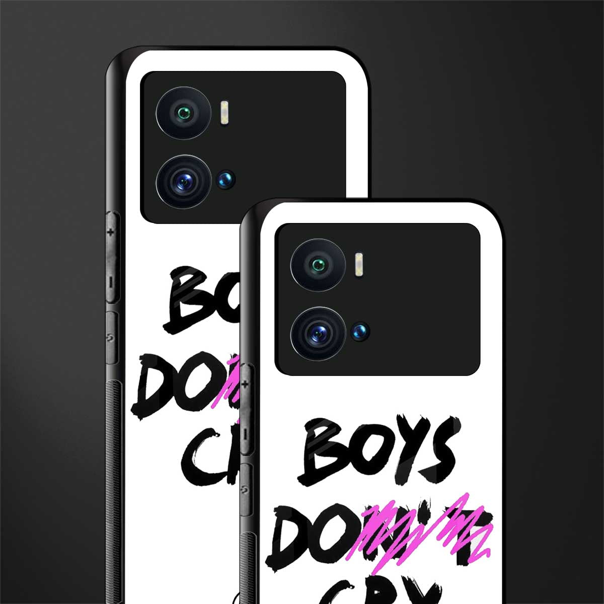 boys do cry back phone cover | glass case for iQOO 9 Pro