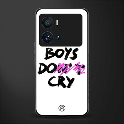 boys do cry back phone cover | glass case for iQOO 9 Pro