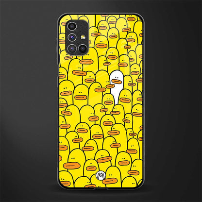 brian the duck glass case for samsung galaxy m31s image