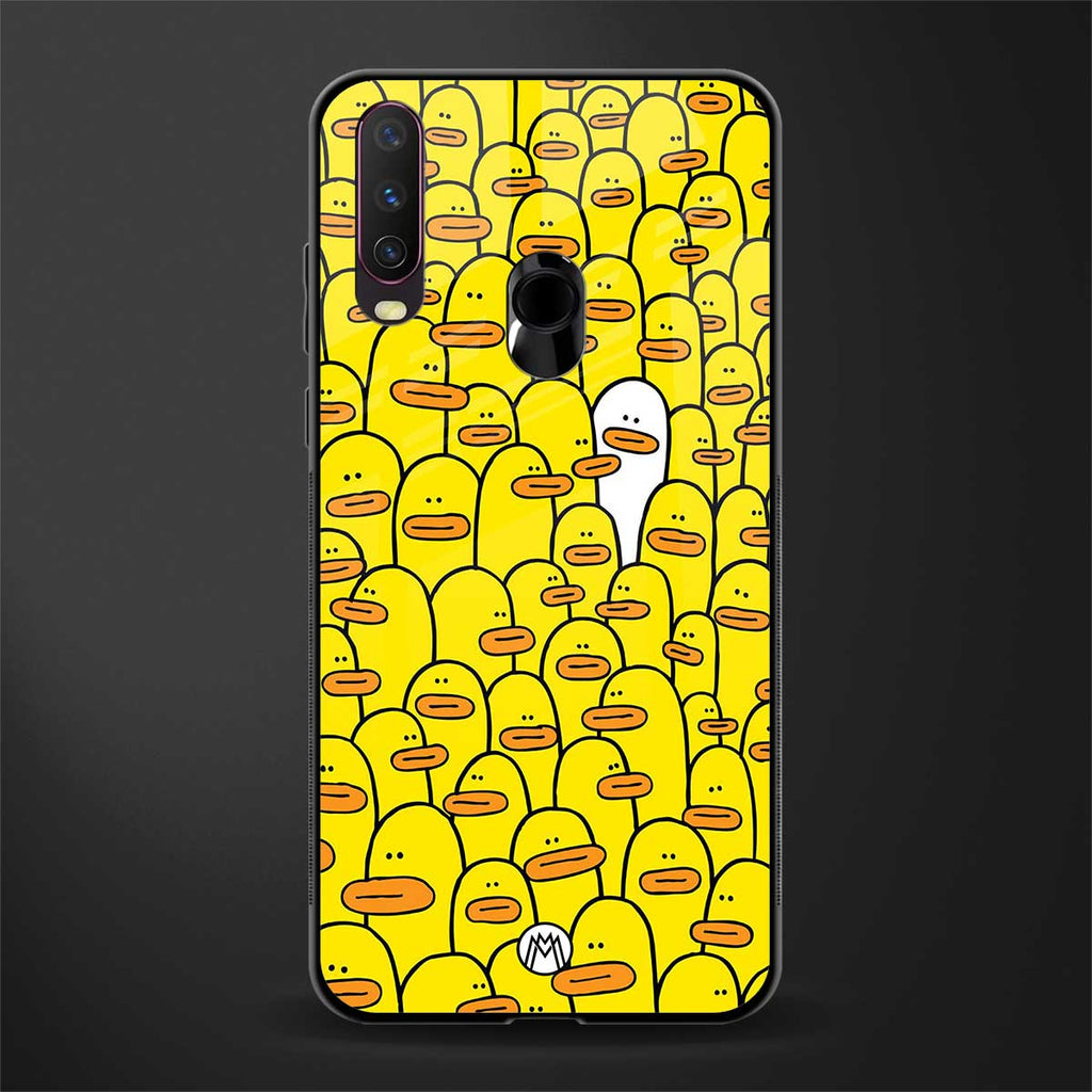 brian the duck glass case for vivo y12 image