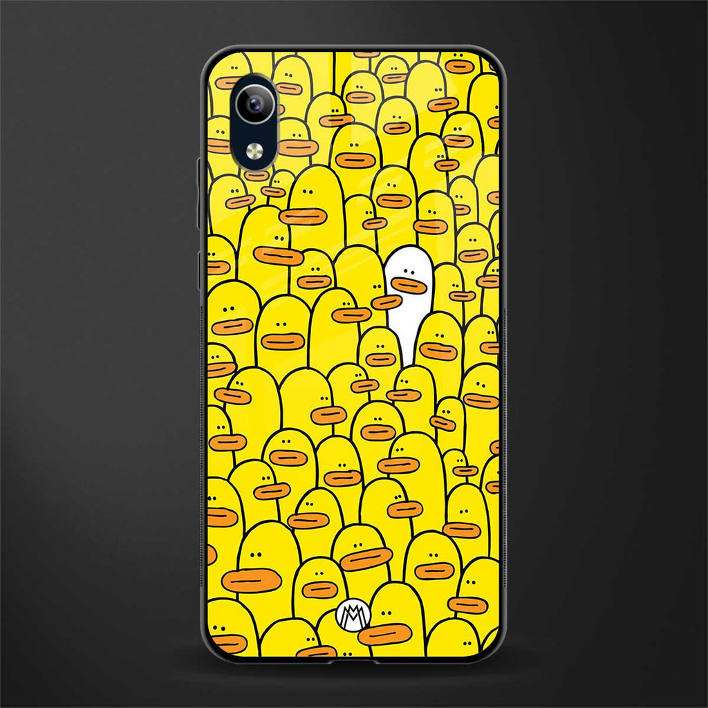 brian the duck glass case for vivo y1s without fingerprint image