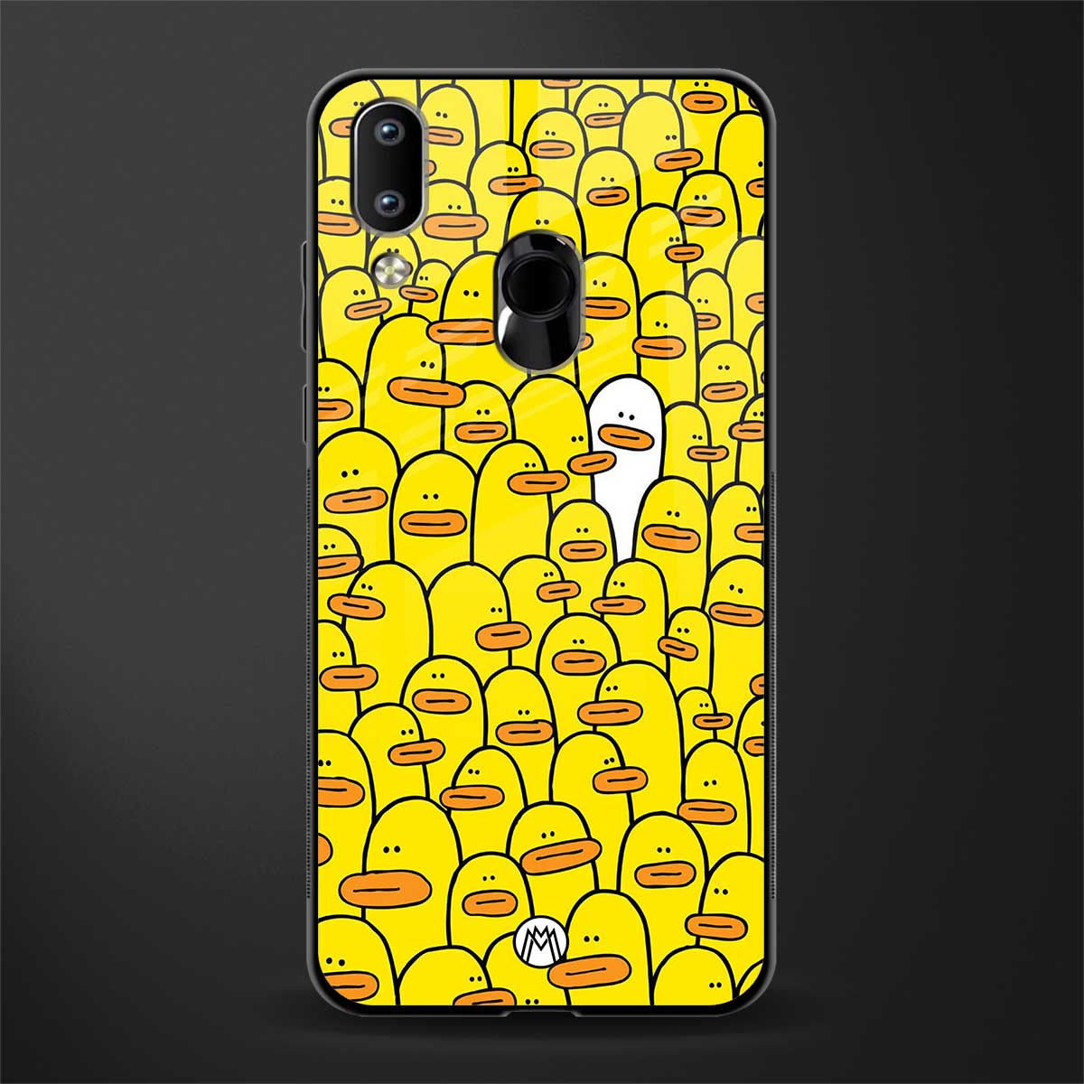 brian the duck glass case for vivo y91 image