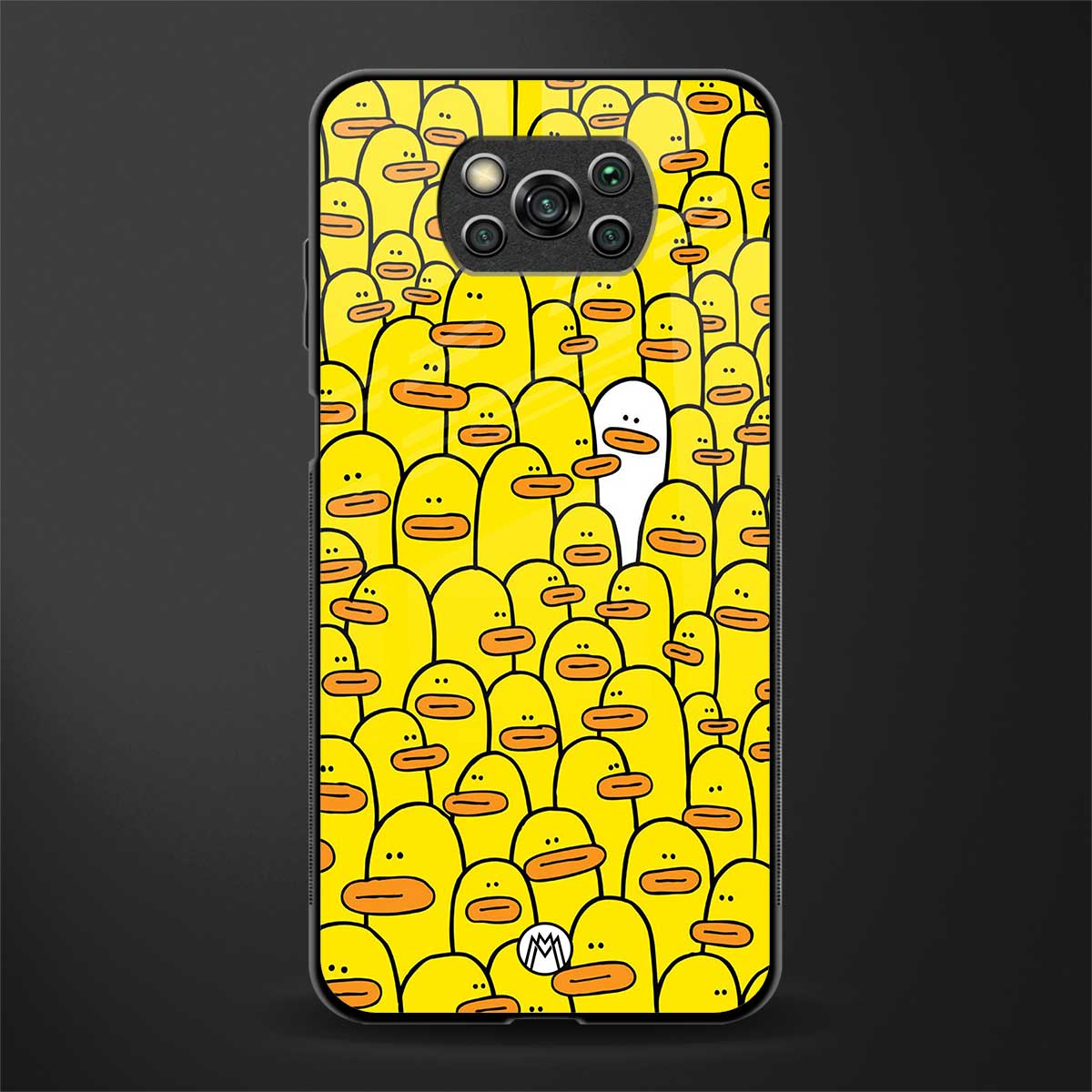 brian the duck glass case for poco x3 image