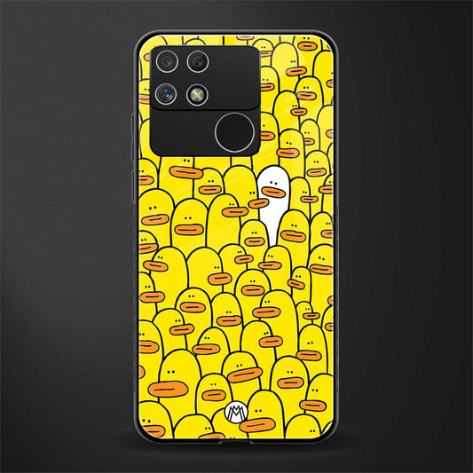 brian the duck back phone cover | glass case for realme narzo 50a