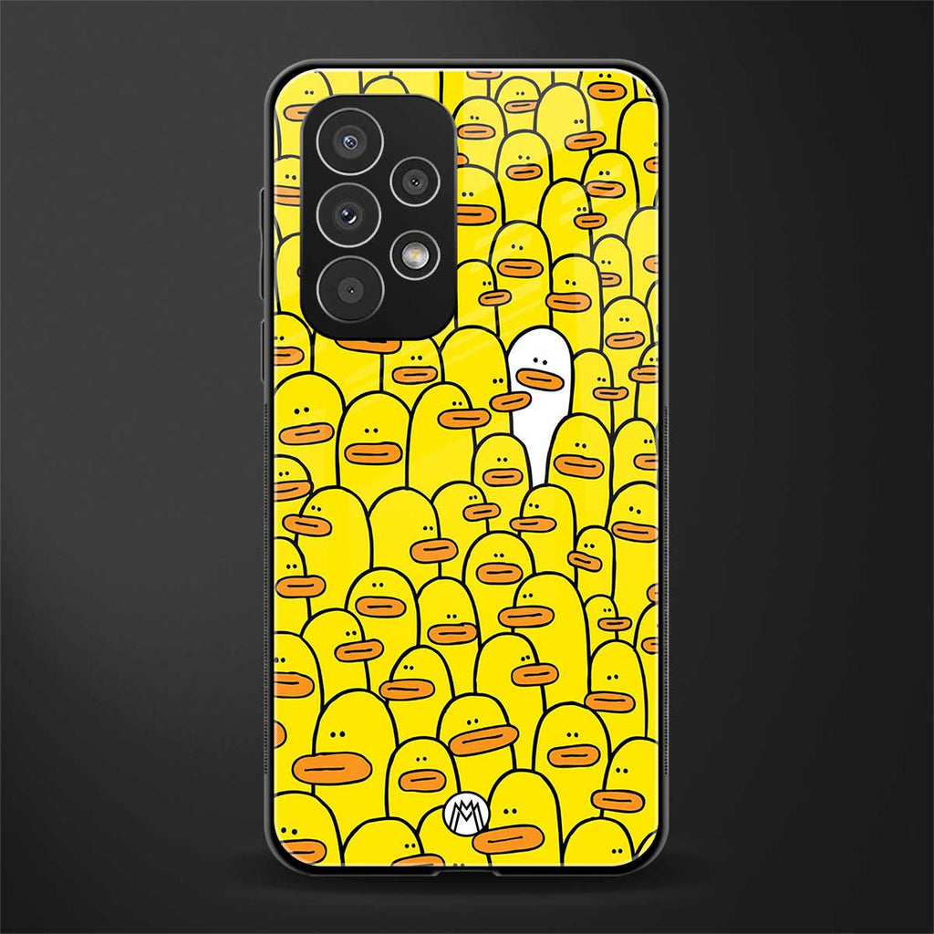 brian the duck back phone cover | glass case for samsung galaxy a53 5g