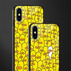 brian the duck glass case for iphone xs image-2