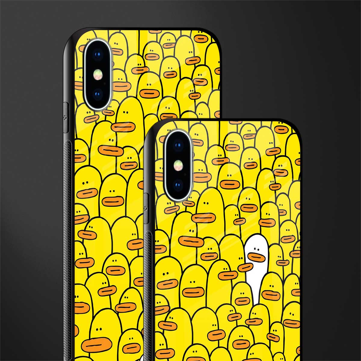 brian the duck glass case for iphone xs image-2
