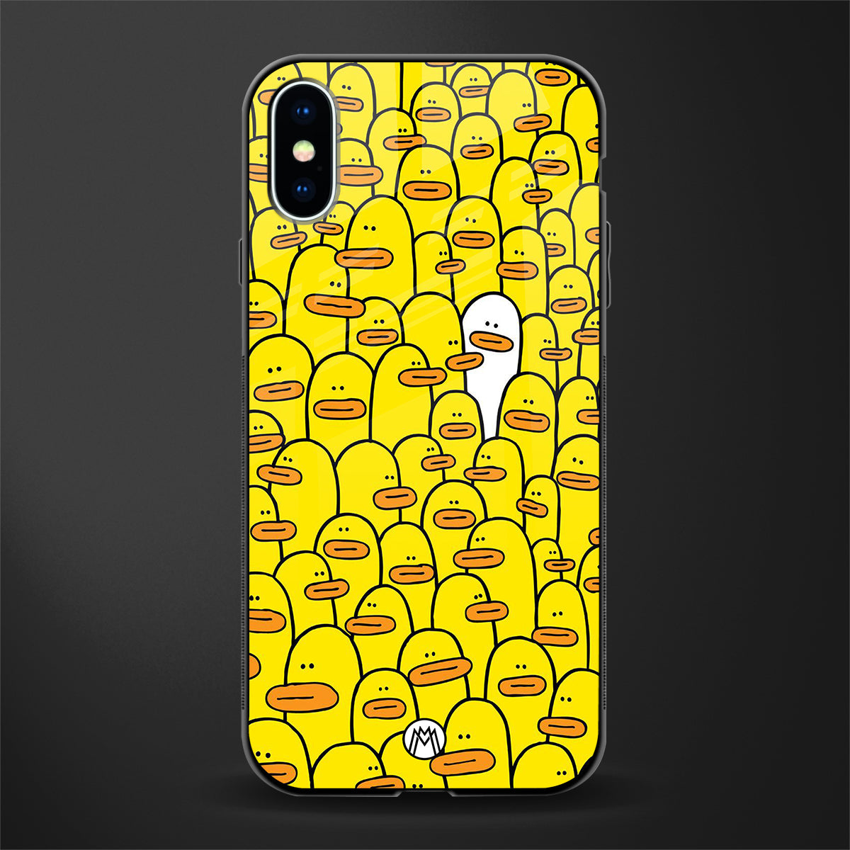 brian the duck glass case for iphone xs image