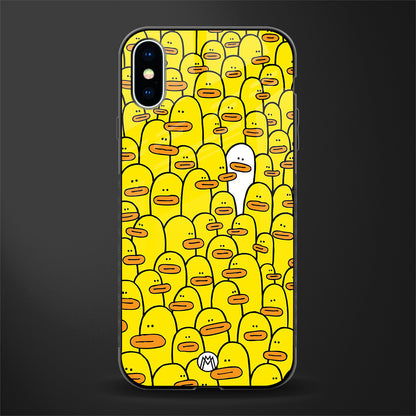 brian the duck glass case for iphone xs image