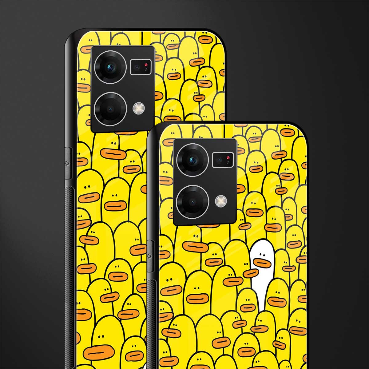 brian the duck back phone cover | glass case for oppo f21 pro 4g
