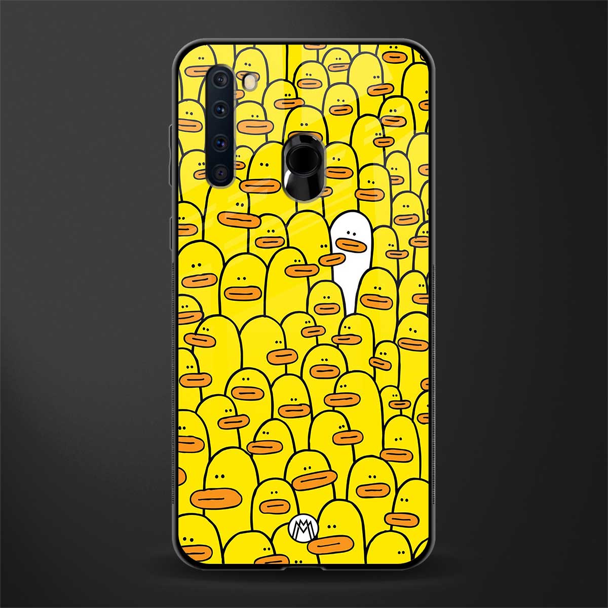 brian the duck glass case for samsung a21 image