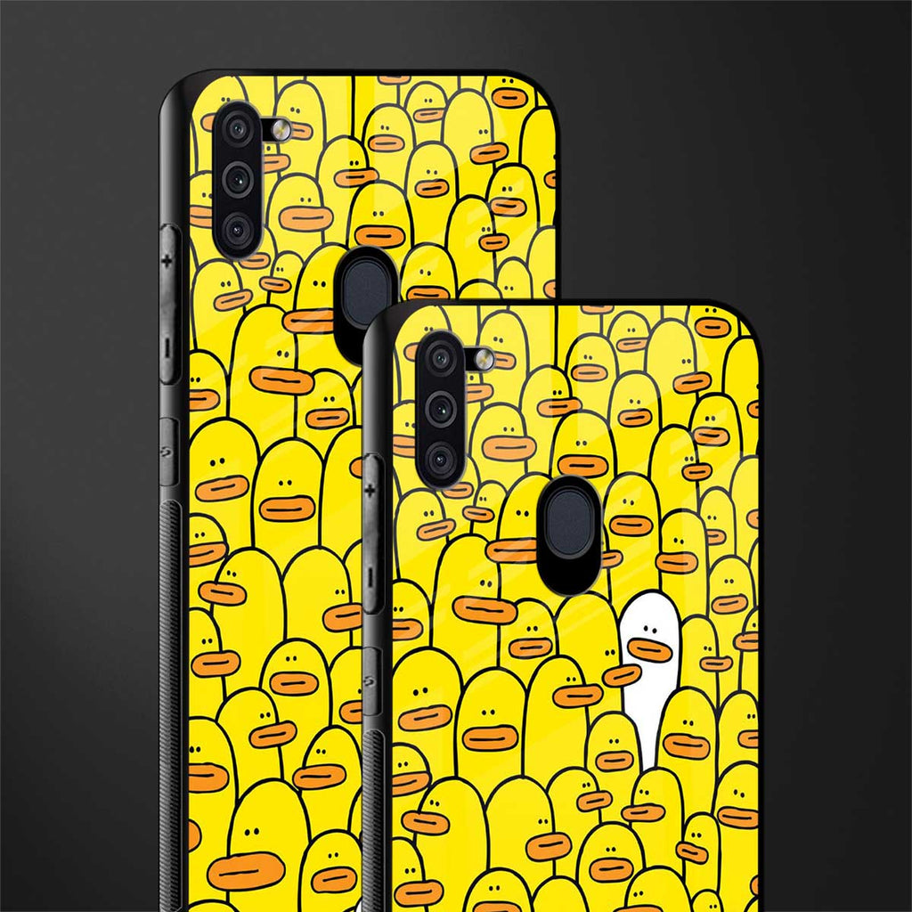 brian the duck glass case for samsung galaxy m11 image-2