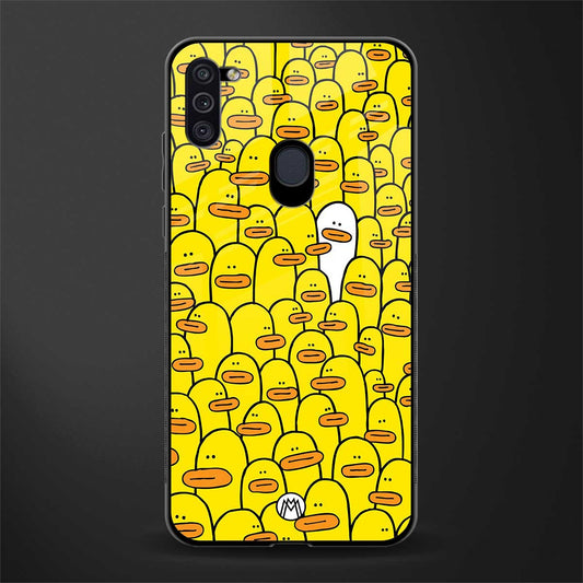 brian the duck glass case for samsung a11 image