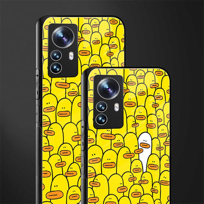 brian the duck back phone cover | glass case for xiaomi 12 pro