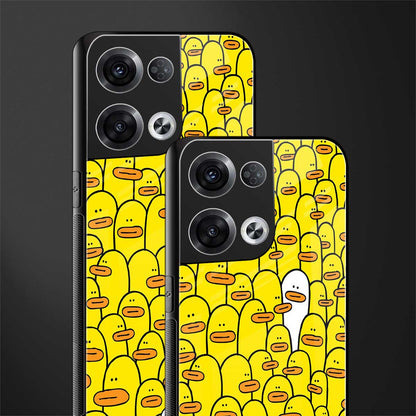 brian the duck back phone cover | glass case for oppo reno 8