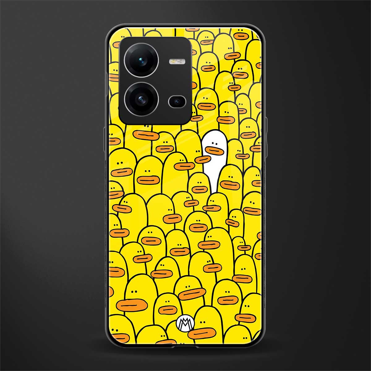 brian the duck back phone cover | glass case for vivo v25-5g