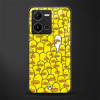 brian the duck back phone cover | glass case for vivo y35 4g