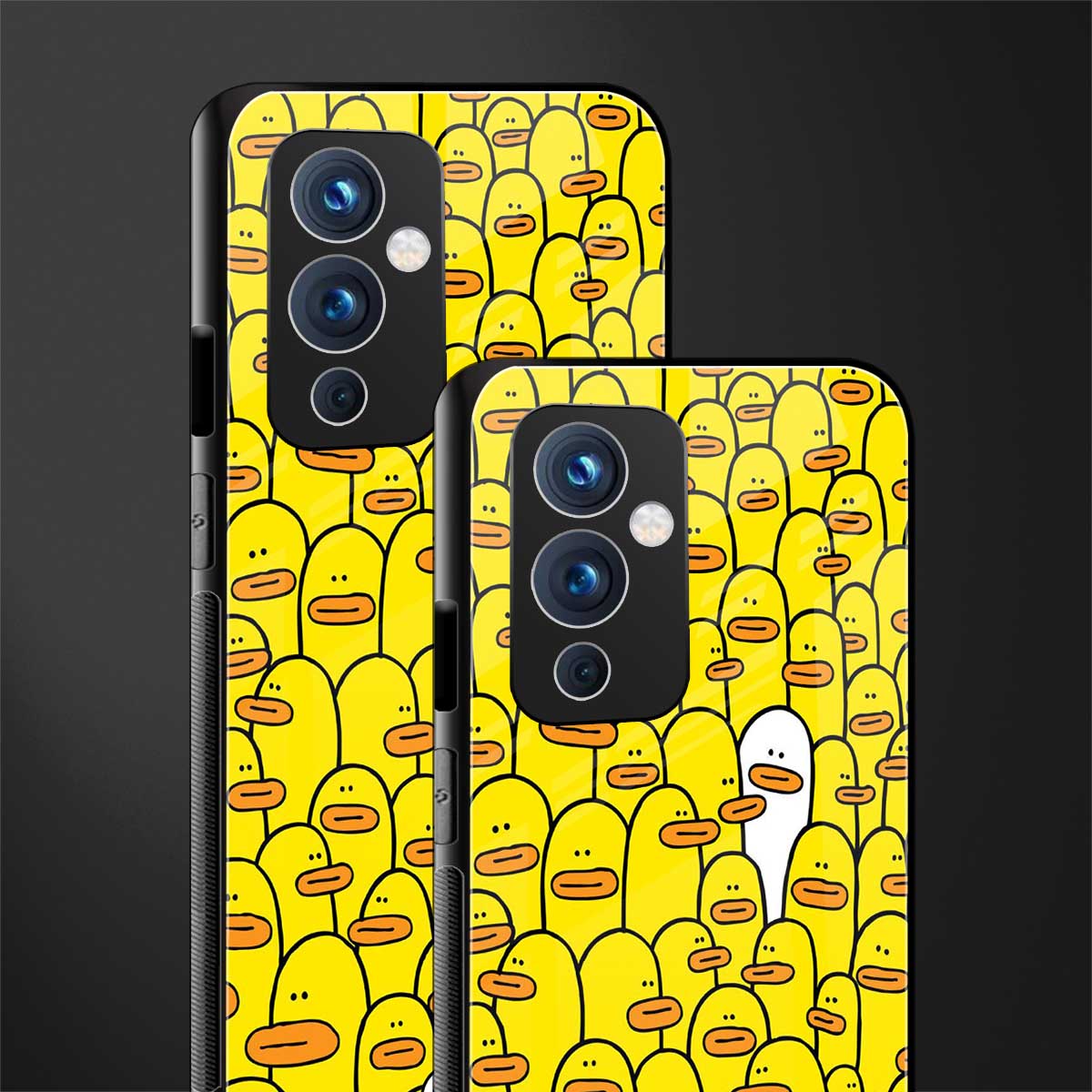 brian the duck back phone cover | glass case for oneplus 9
