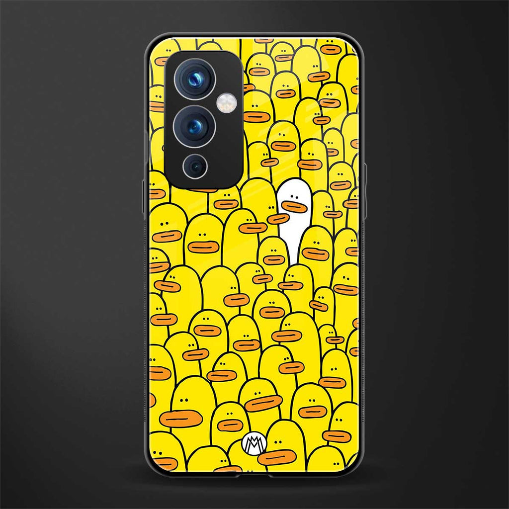 brian the duck back phone cover | glass case for oneplus 9