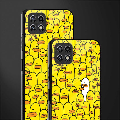 brian the duck back phone cover | glass case for samsung galaxy f42