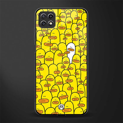 brian the duck back phone cover | glass case for samsung galaxy f42
