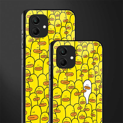 brian the duck back phone cover | glass case for samsung galaxy a04