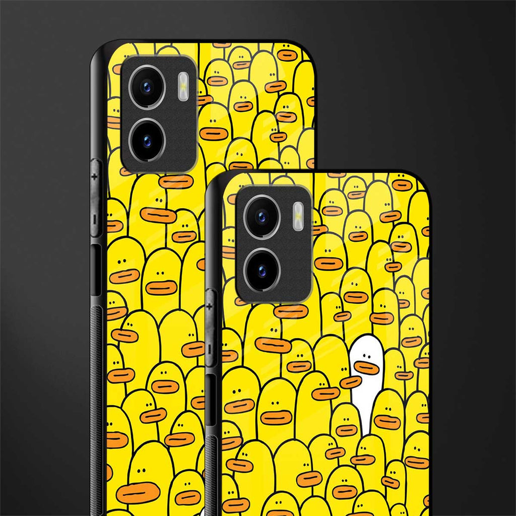 brian the duck back phone cover | glass case for vivo y72