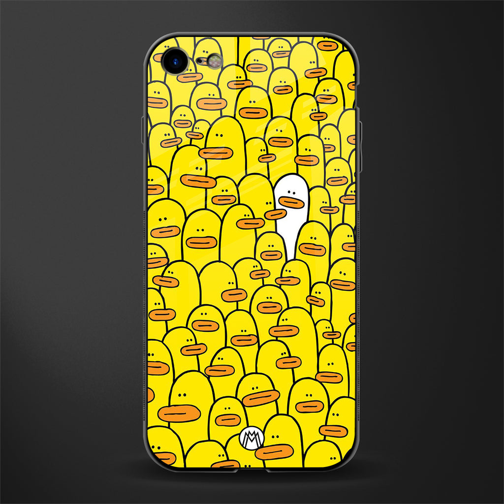 brian the duck glass case for iphone se 2020 image