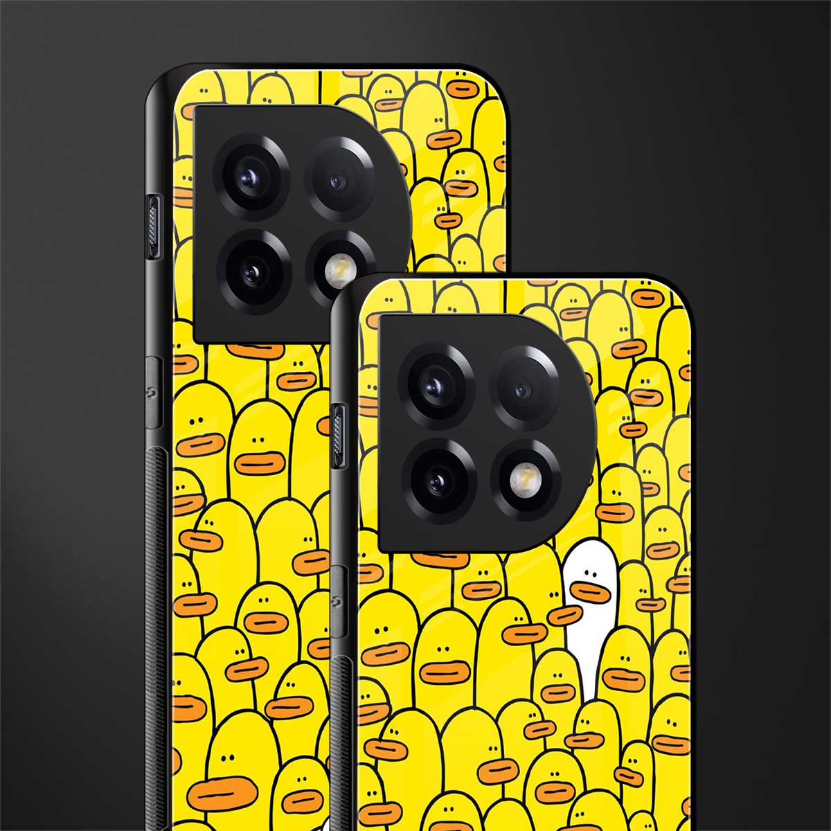 brian the duck back phone cover | glass case for oneplus 11