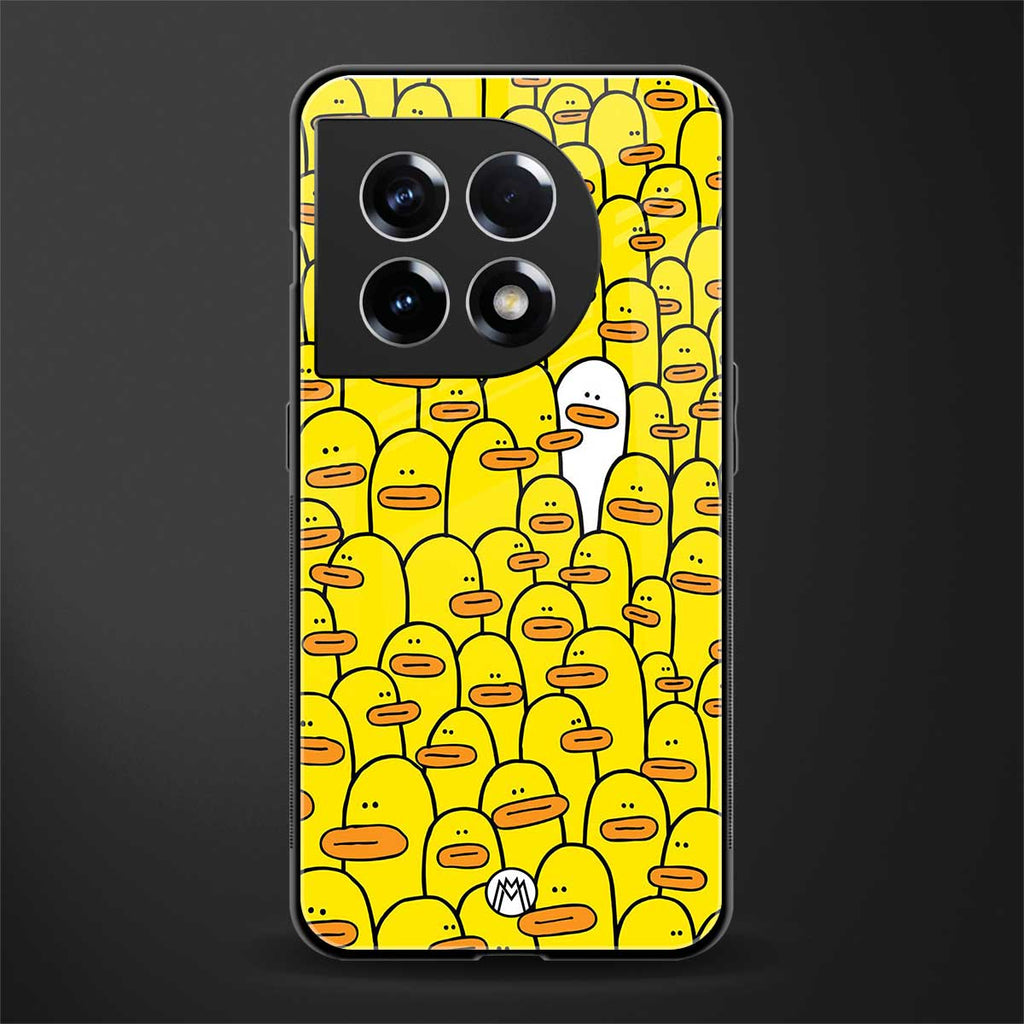 brian the duck back phone cover | glass case for oneplus 11