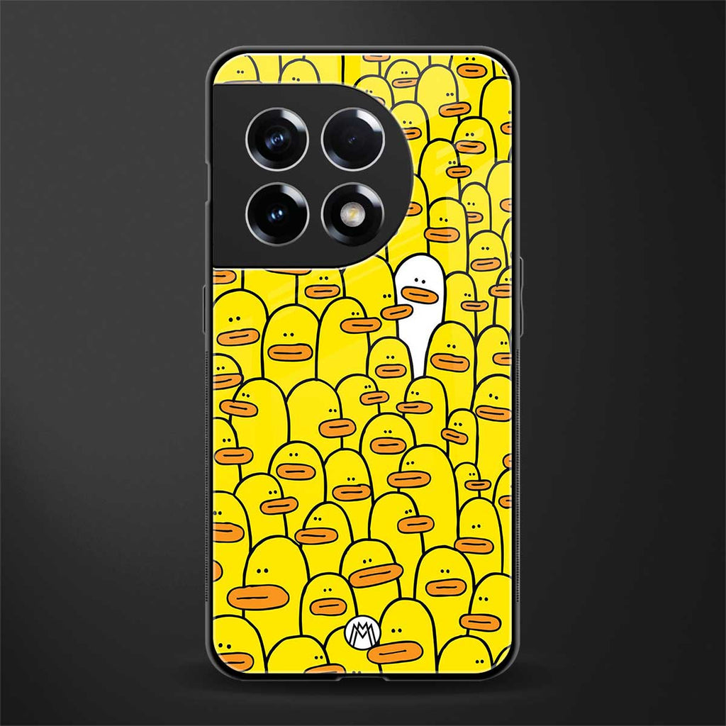 brian the duck back phone cover | glass case for oneplus 11r