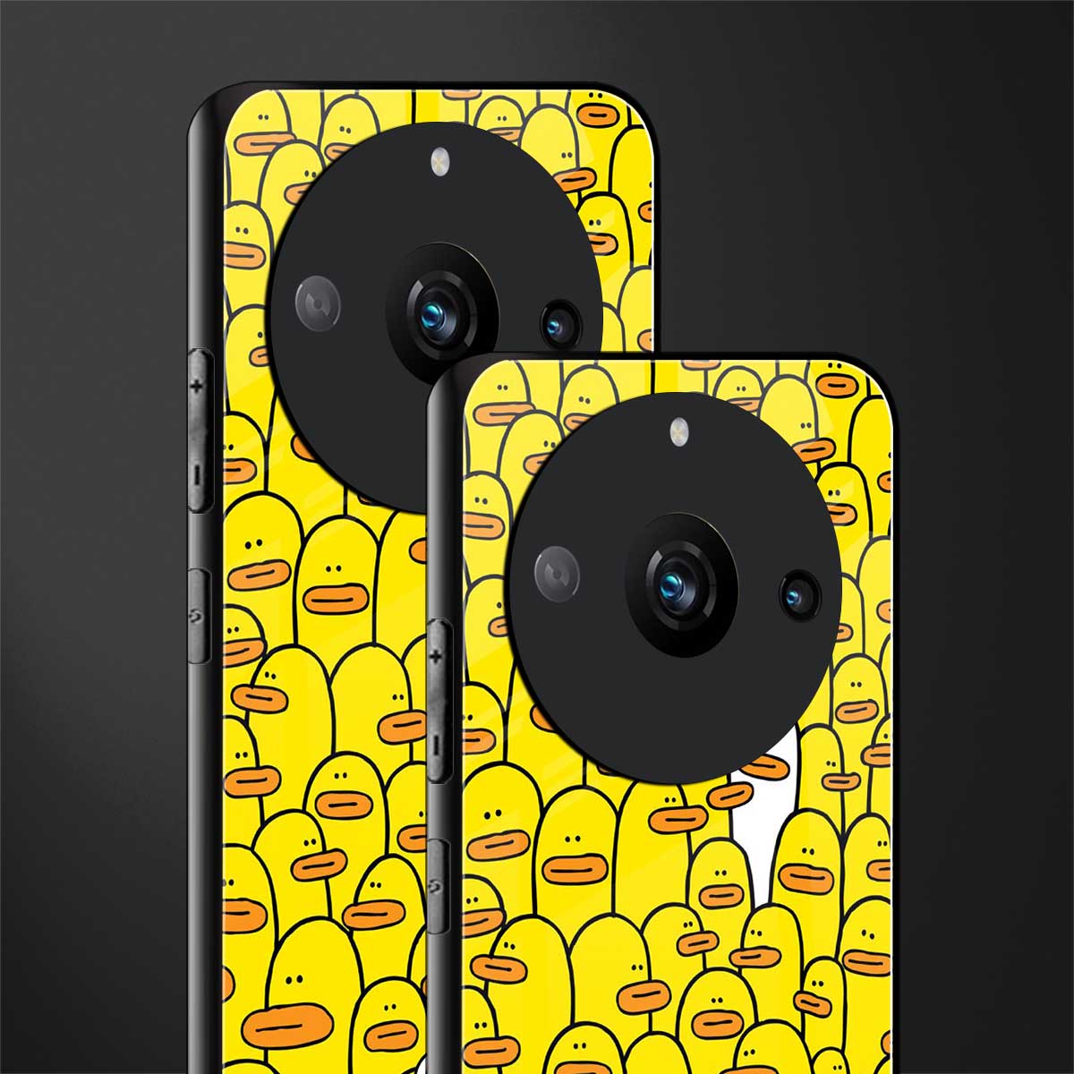 brian the duck back phone cover | glass case for realme 11 pro 5g