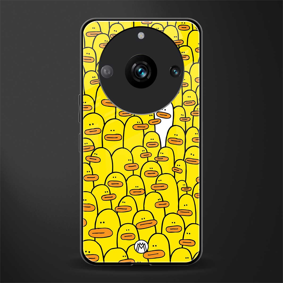brian the duck back phone cover | glass case for realme 11 pro 5g