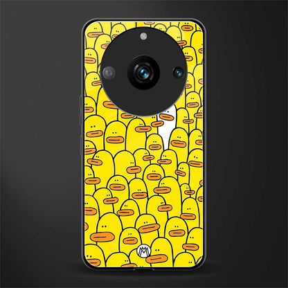 brian the duck back phone cover | glass case for realme 11 pro 5g