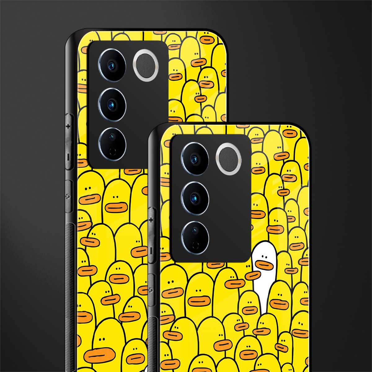 brian the duck back phone cover | glass case for vivo v27 pro 5g