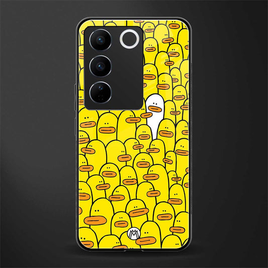 brian the duck back phone cover | glass case for vivo v27 pro 5g