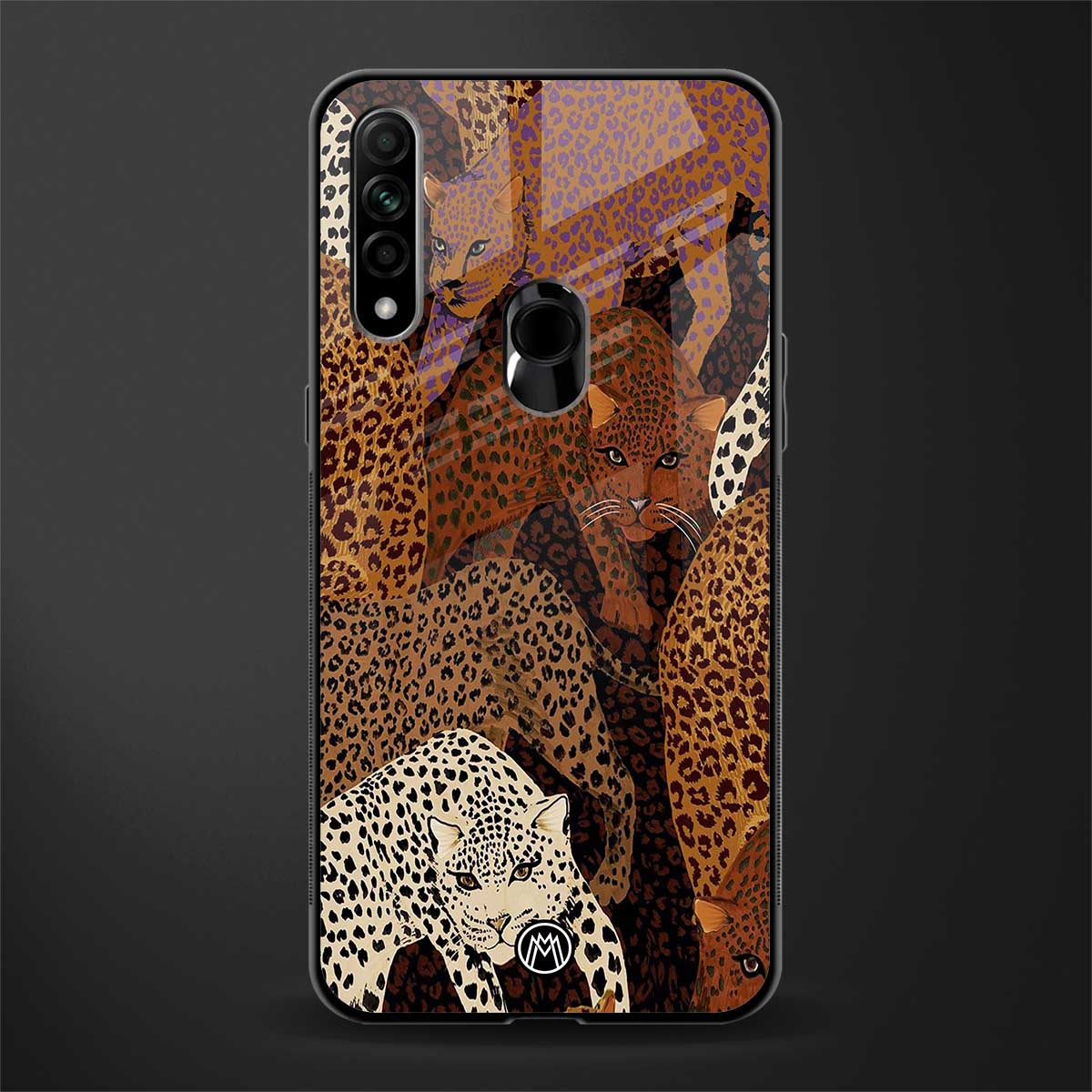 brown beasts glass case for oppo a31 image